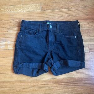 Black Old navy jean shorts size 4